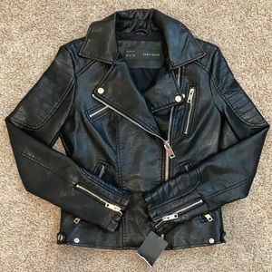 Zara Motorcycle ‘Leather’ Jacket